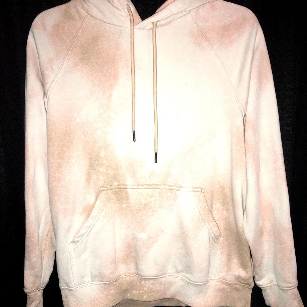 bleach tie-dyed hoodie
